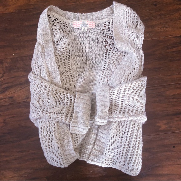 Pink Republic Sweaters - SOLD | Pink Republic | Light Open Cardigan